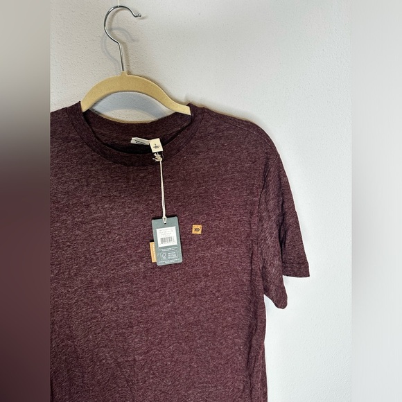 tentree Men's hemp tee shirt new size large mulberry heather - Picture 2 of 5